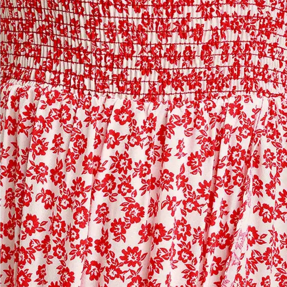 Lucy Love Red Floral High Low Dress - Picture 6 of 12